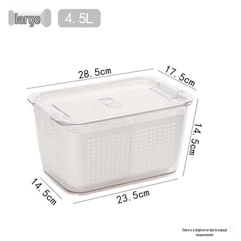 Ruhan Double-Layer Fruit & Vegetable Washing Basket