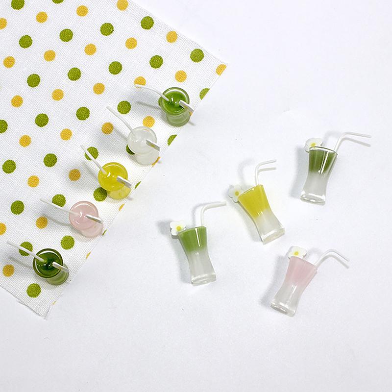 Миниатюрные игрушки, коктейльные напитки, куклы, игрушки, аксессуары для кукольного домика, миниатюрные предметы, подходящие для 1:6/1:12 кухонных украшений кукольного домика