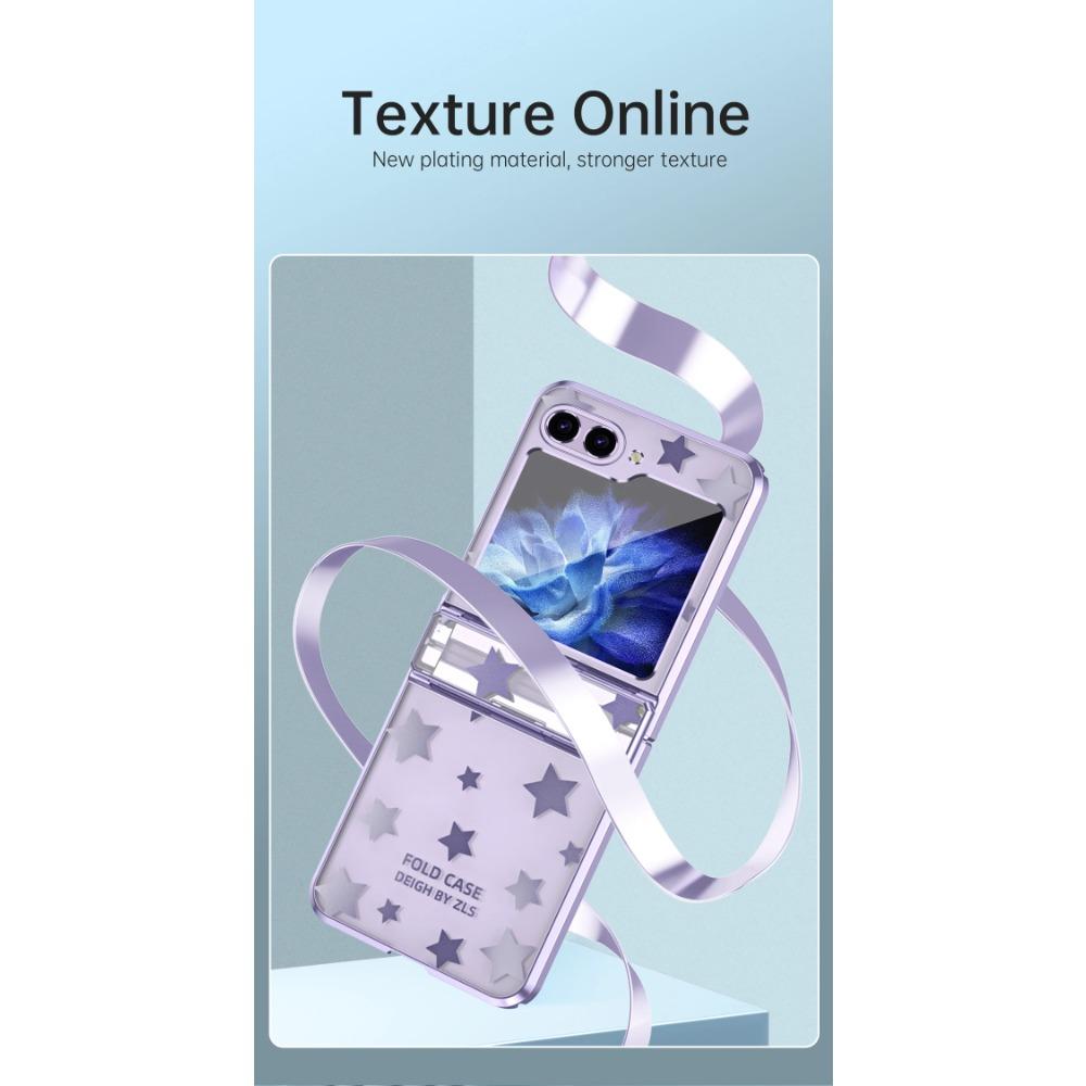 Роскошный защитный чехол со звездами для Samsung Galaxy Z Flip 6 5 4 3, противоударный чехол Star Twinkle
