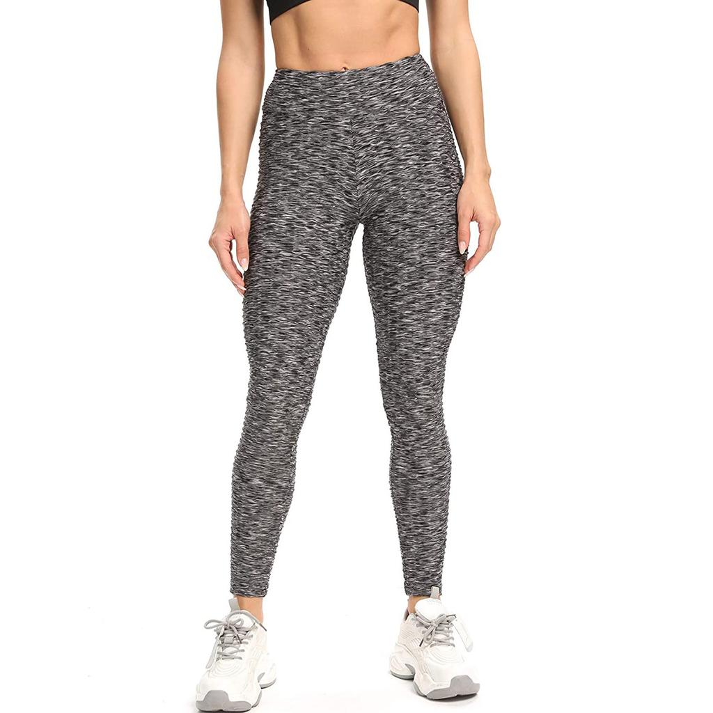 Женские штаны для йоги с высокой талией для упражнений на подъем бедер, фитнеса, бега и йоги