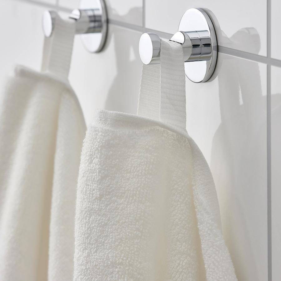 Банное полотенце белое, FREDRIKSJON Bath Towel White, IKEA