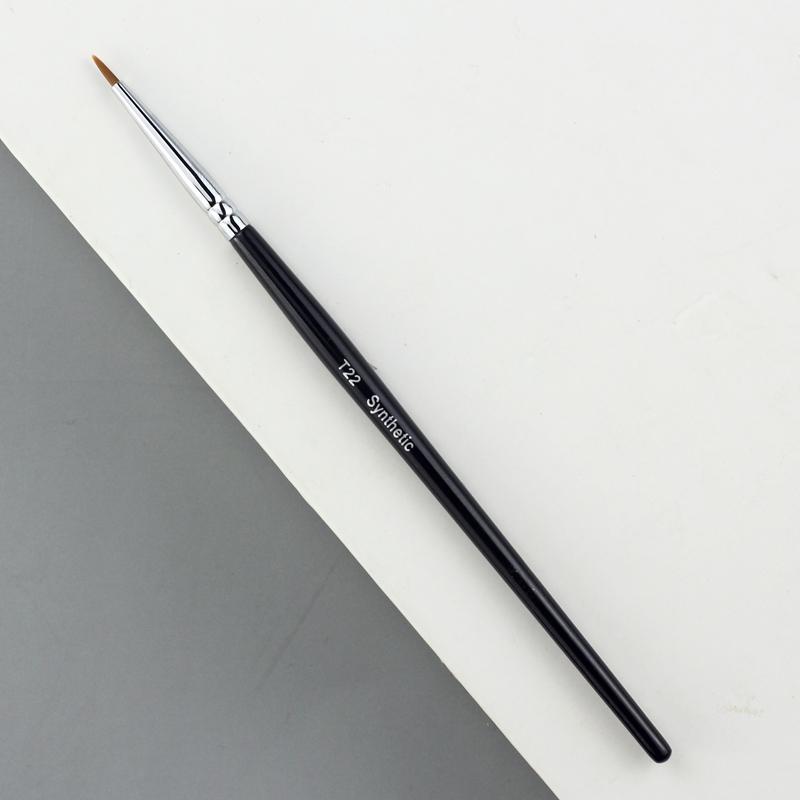 1pc Super Thin Angled liner Make up brush Eye brow Synthetic hair Makeup brushes Fine Eyebrow sharp cosmetic tools Professional