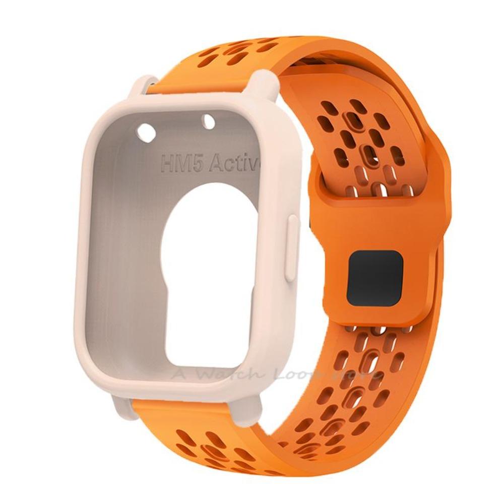 Ремешок+Чехол Для Redmi Watch 5 Active Силиконовый Ремешок Чехол Спортивный Браслет Ремешок Для Redmi Watch 5Lite Чехол Браслета Комплект Аксессуаров