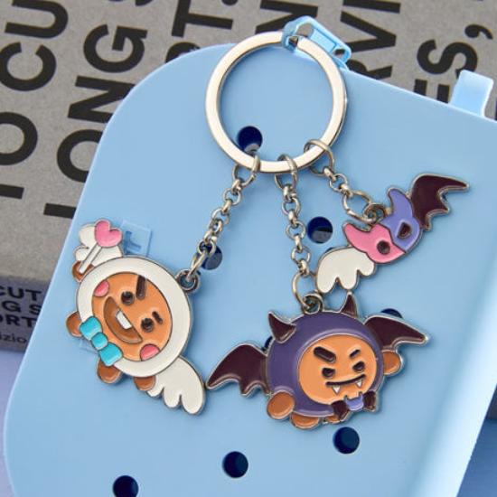BT21 Металлический брелок для ключей Angel & Villain Edition