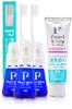 Pearl White Pro EX Plus 3 флакона 3 месяца интенсивный курс отбеливающие зубные щетки отбеливающая зубная паста и (3 + бесплатно)