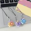 6 Color Option Miniature Camera Keychain Adorable Macaron Design Phone Lanyard Stylish Jewelry Charm For Backpacks
