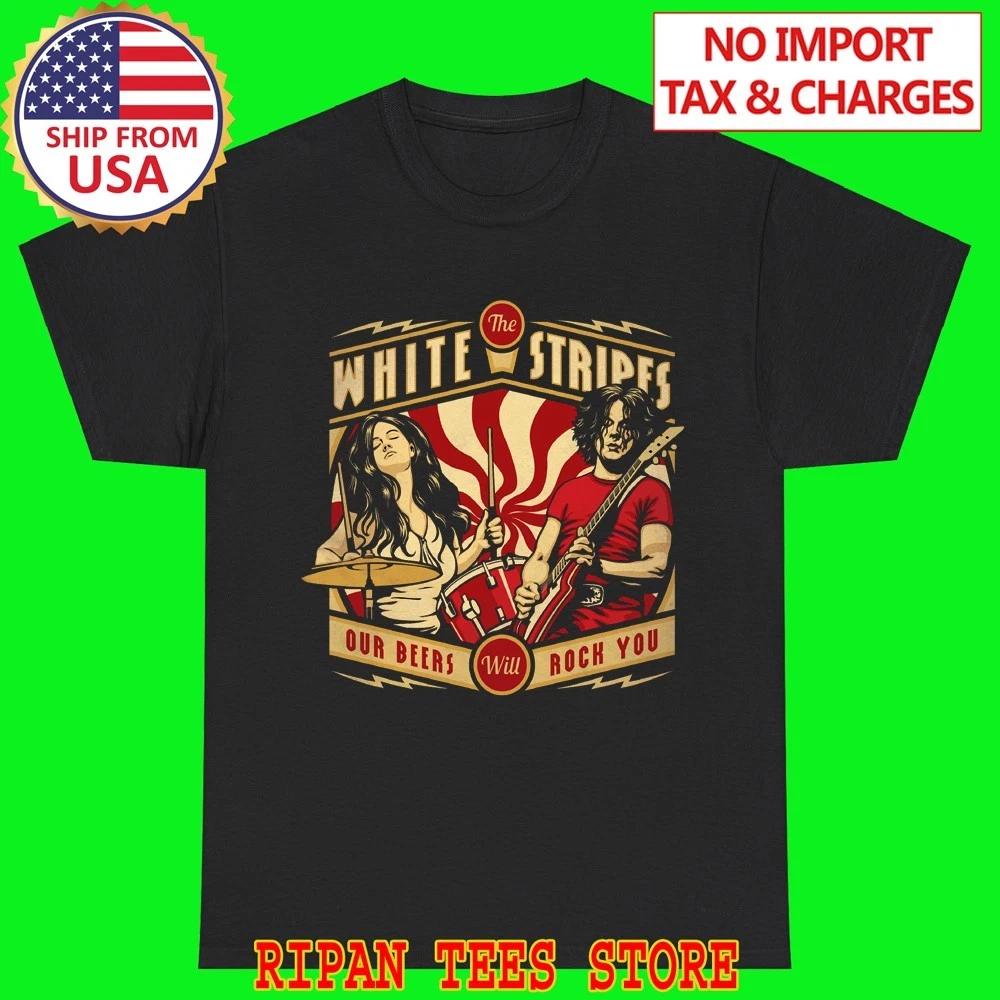 The White Stripes Black Size S - 5XL