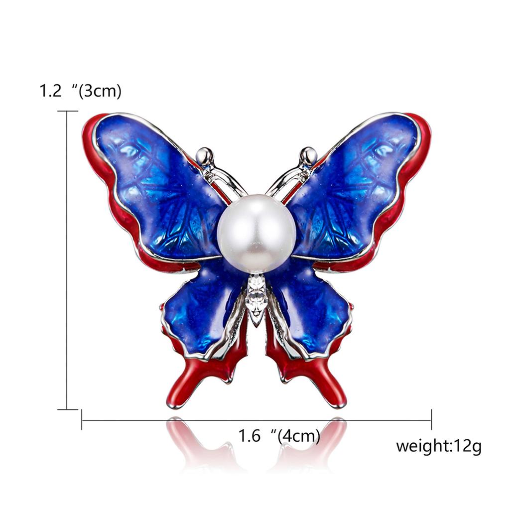 Rinhoo Shining Full Rhinestone Butterfly Brooch For Women Elegant Crystal Insect Collar Lapel Pins Animal Corsage Party Jewelry