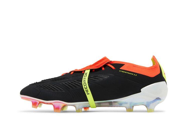 Men's Sneakers adidas Predator Elite Foldover Tongue FG Solar Energy Pack Core Black/Cloud White/Solar Red