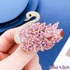2025 New Fashion Pearl Rhinestone Swan Brooch Ornament
