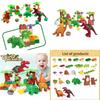 40pcs Dinosaur Paradise Themed Assembly Building Blocks Set Children Puzzle Toys For Creative Kids