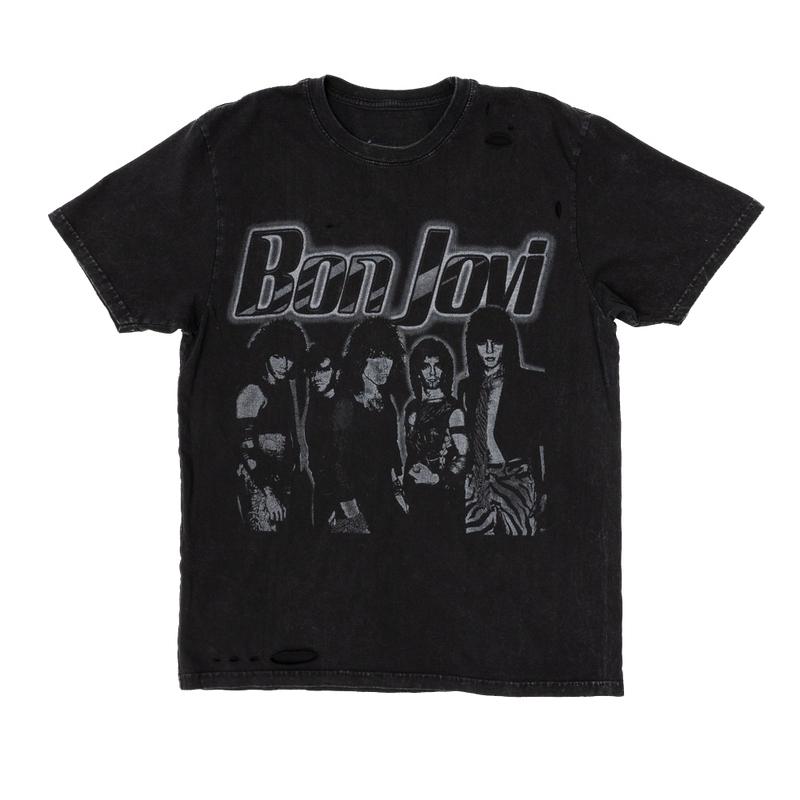 Rock band bon jovi 100Cotton album cover Graphic Tshirt Unisex Women unisex shirts 2026 New Summer spring hiphop Y2k fashion shirt