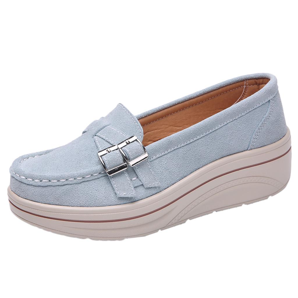 Женские туфли для маффинов, кожаные туфли на толстой подошве, криперы, мокасины