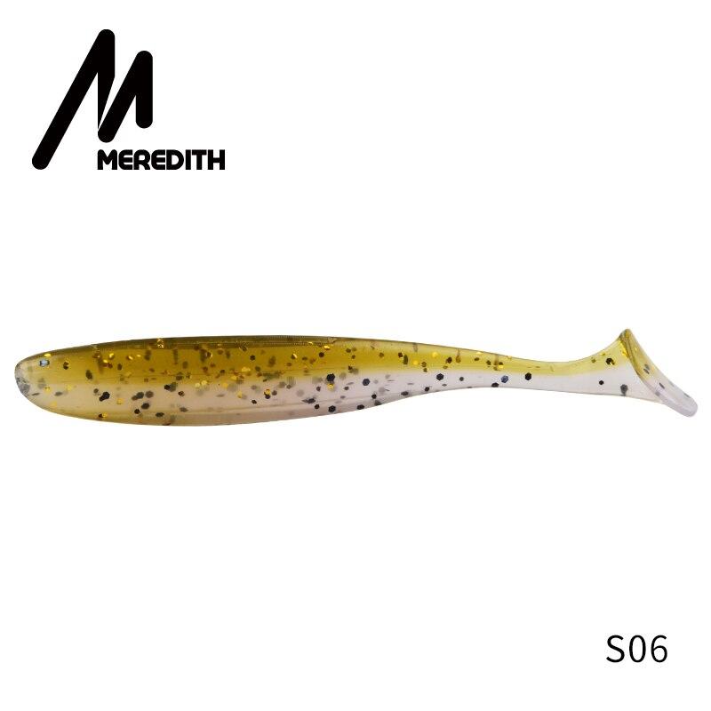 MEREDITH Легкие блестящие рыболовные приманки 50 мм, 75 мм, 100 мм, 130 мм, воблеры для ловли карпа, мягкие приманки, силиконовые искусственные двухцветные приманки