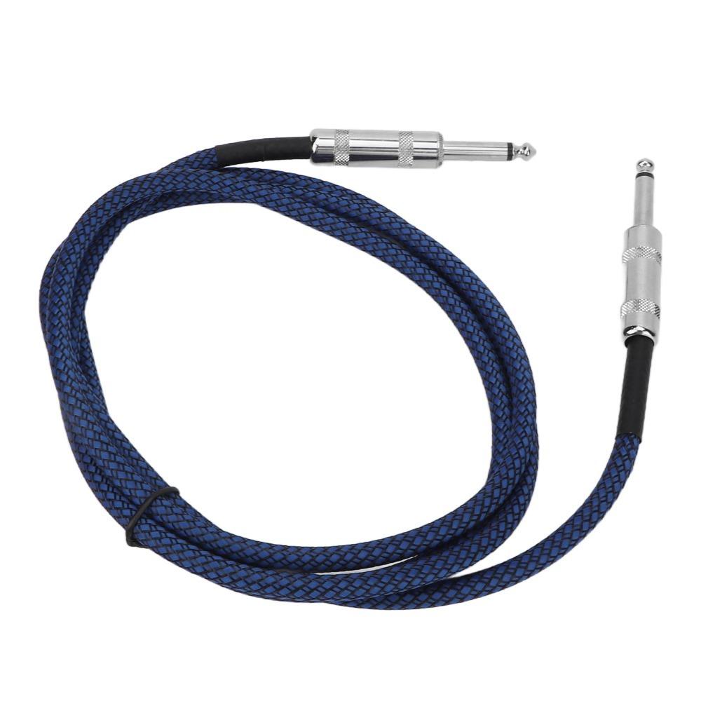 Noise Reduction 1/4 Inch Cable Plug and Play 6.35mm Instrument Cable Guitar Cable  Studio Recording