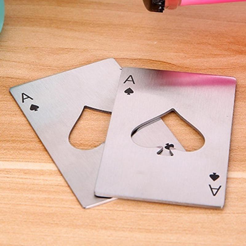 Новая умная покерная карта, домашний кухонный барный инструмент, открывалка для бутылок пива и газировки