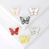 Japan And Korea Retro Exquisite Alloy Pearl Butterfly Brooch Temperament Versatile Women'S Sweater Coat Corsage Jewelry Pin