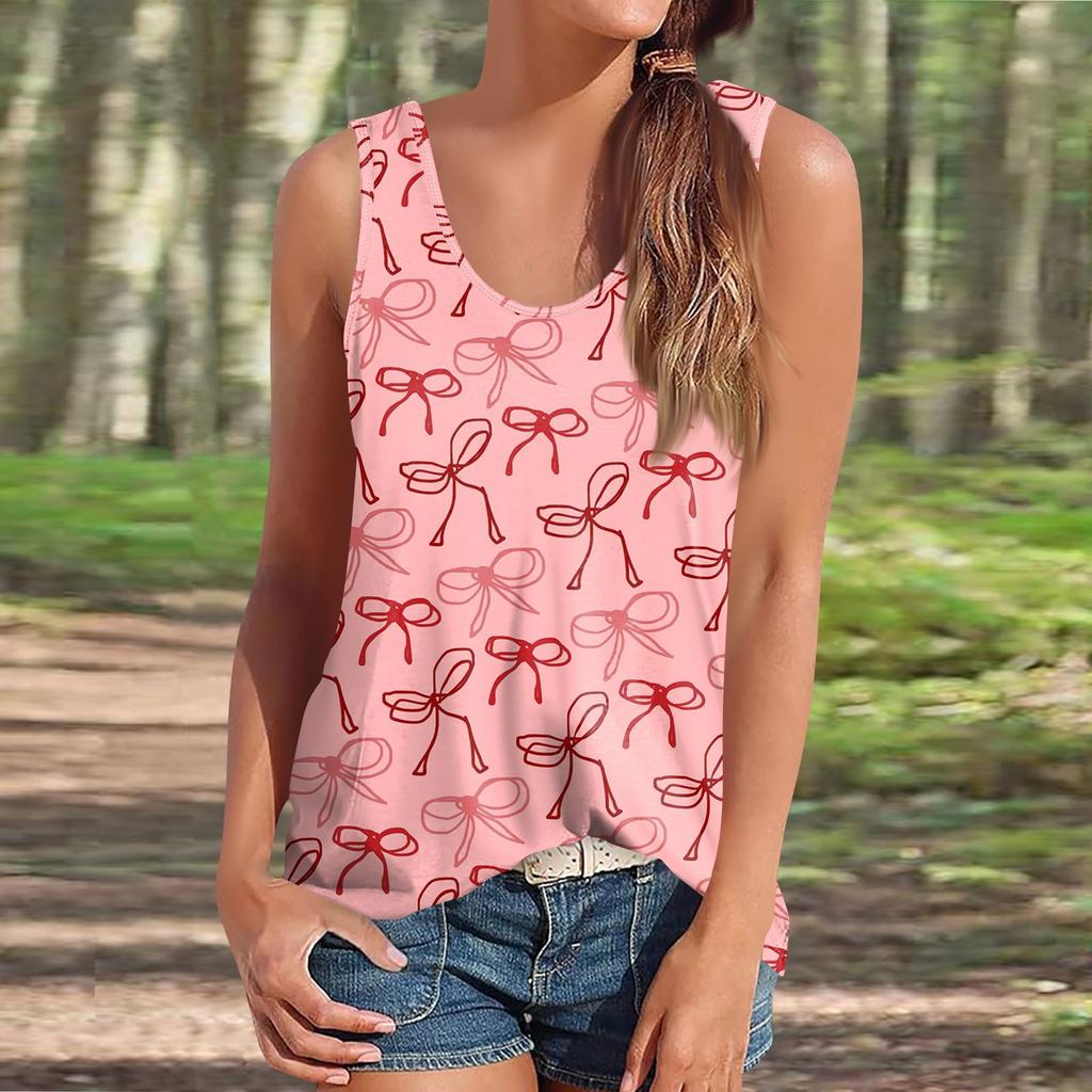 Женская майка, нарядные повседневные рубашки, летние свободные майки, милая модная одежда, блузки без рукавов