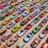 6,8 см Сплавной Мини-Автомобиль Игрушка с Инерционным Механизмом для Детей - Металлический, Ударопрочный