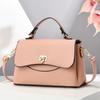 Stylish Pu Mini Square Shoulder Bag For Women With Trendy Crossbody Design In Black Pink And Khaki