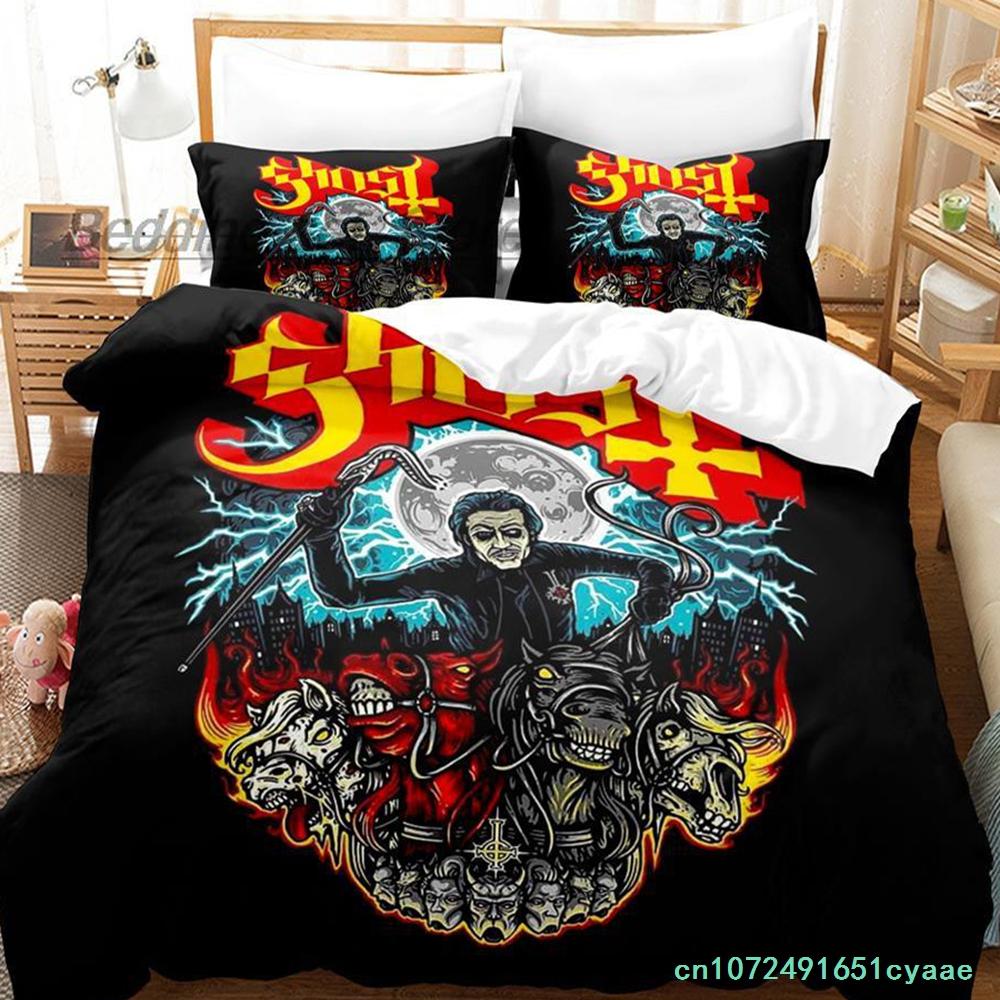 Комплект постельного белья Ghost Rock Band Tank Single Twin Full Queen King Size Комплект постельного белья Aldult Kid Bedroom Duvetcover Sets 3D Print