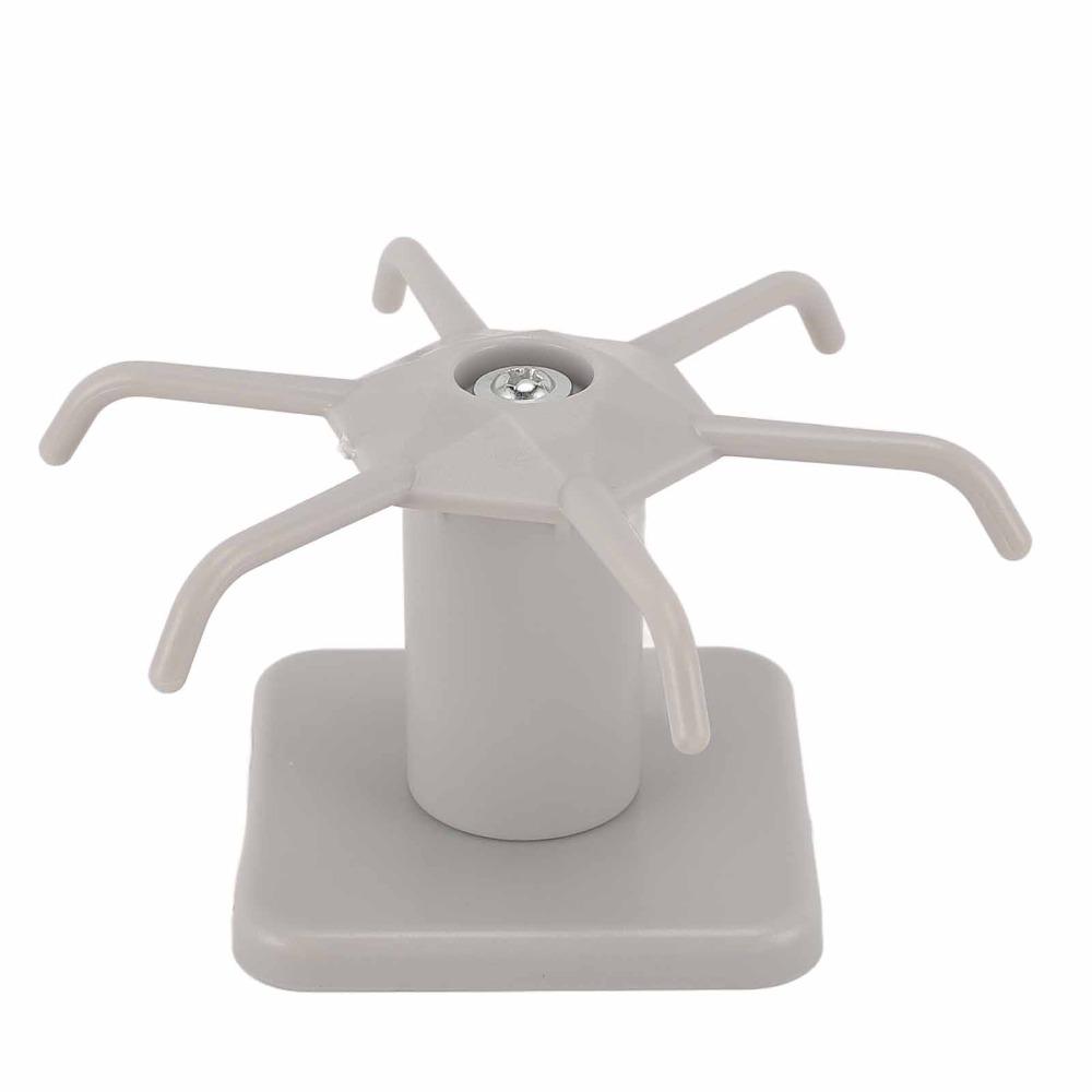 3pcs Strong Bearing Kitchen Utensil Hooks 360 Degree Rotation Adhesive Hanging Rack For Kitchen