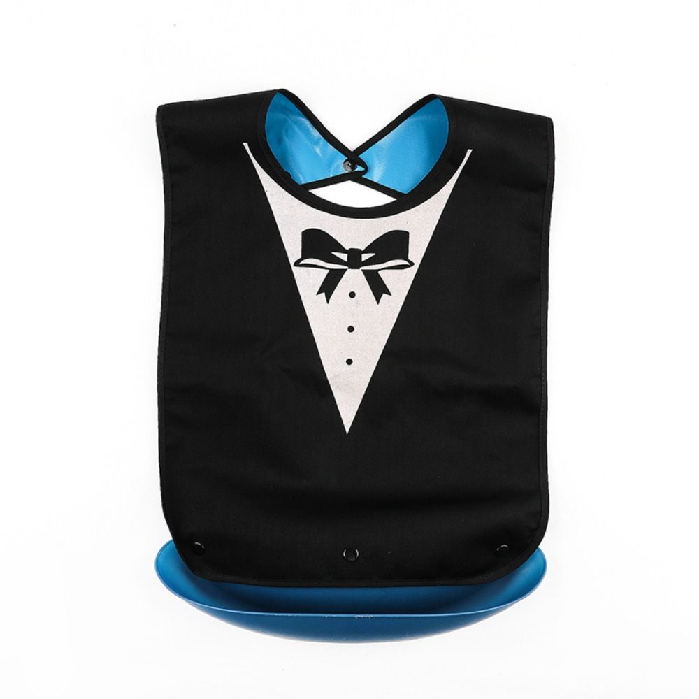 Reusable Eating Apron Leakproof Bib Protectors Portable Adult Bibs Elderly Eatingtime Tool