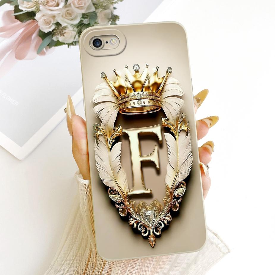 For Apple iPhone 6 Plus Case iPhone6S Cool Crown Letters Cover Shockproof Soft TPU Phone Case For iPhone 6S Plus iPhone6 S Shell