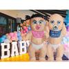 Inflatable Adult Baby Costume Couples Party Gender Reveal Halloween Cosplay Pink Blue