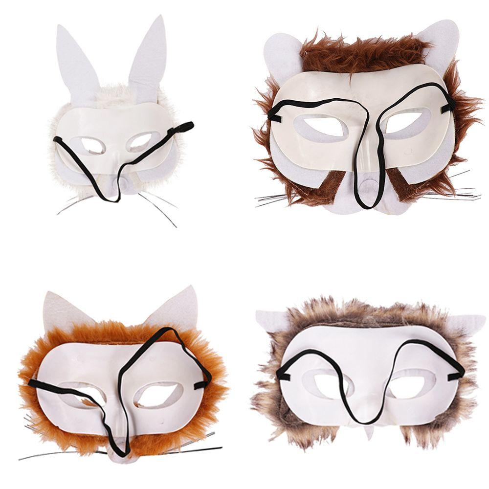 PVC Animal Face Cosplay Prop Realistic Carnival Party Mask High Quality Halloween Party Mask