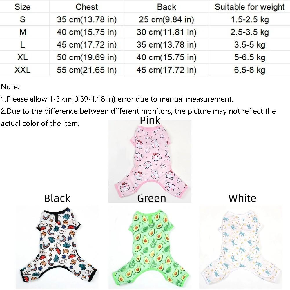 Soft Dog Sunscreen Clothes Breathable Mesh Pet Pajamas Dog Cooling Jumpsuit Costume For Pets