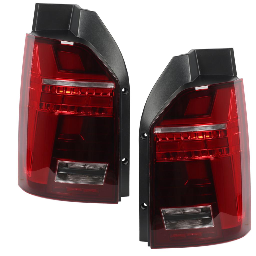 Динамические светодиодные задние фонари в стиле фейслифтинг для Multivan Transporter T6 до фейслифтинга 2016–2019 красный