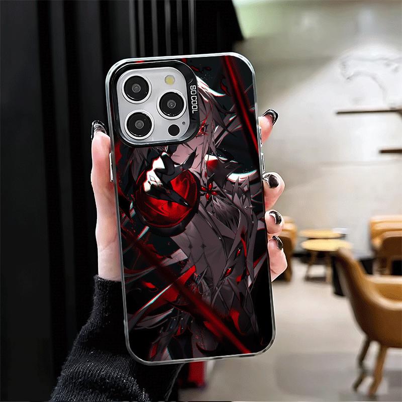 Мягкий чехол для телефона Genshin Impact Арлекино для iPhone 15 16 17 Pro Max 17Air 16E 14 Plus 13 12 Mini Ударопрочный чехол Задняя панель