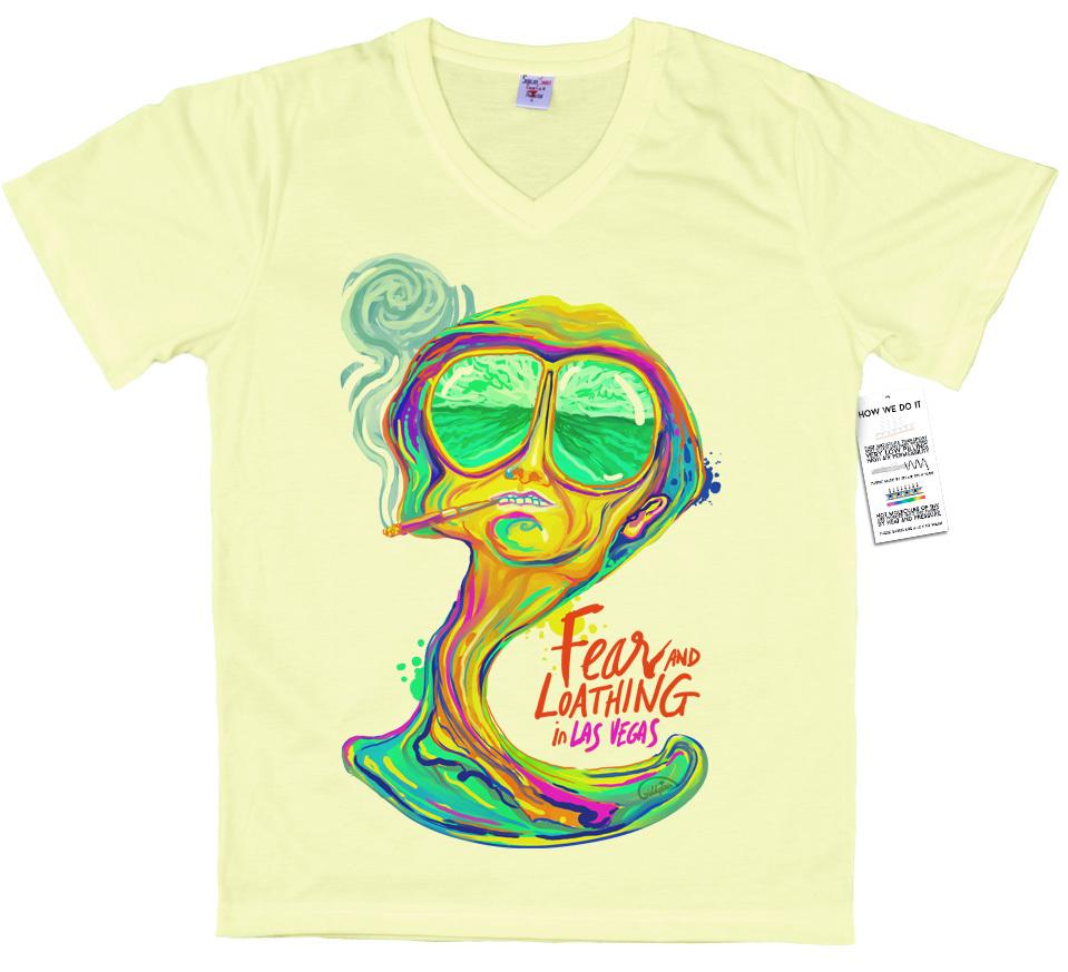 Fear And Loathing In Las Vegas T Shirt Psychedelic Design