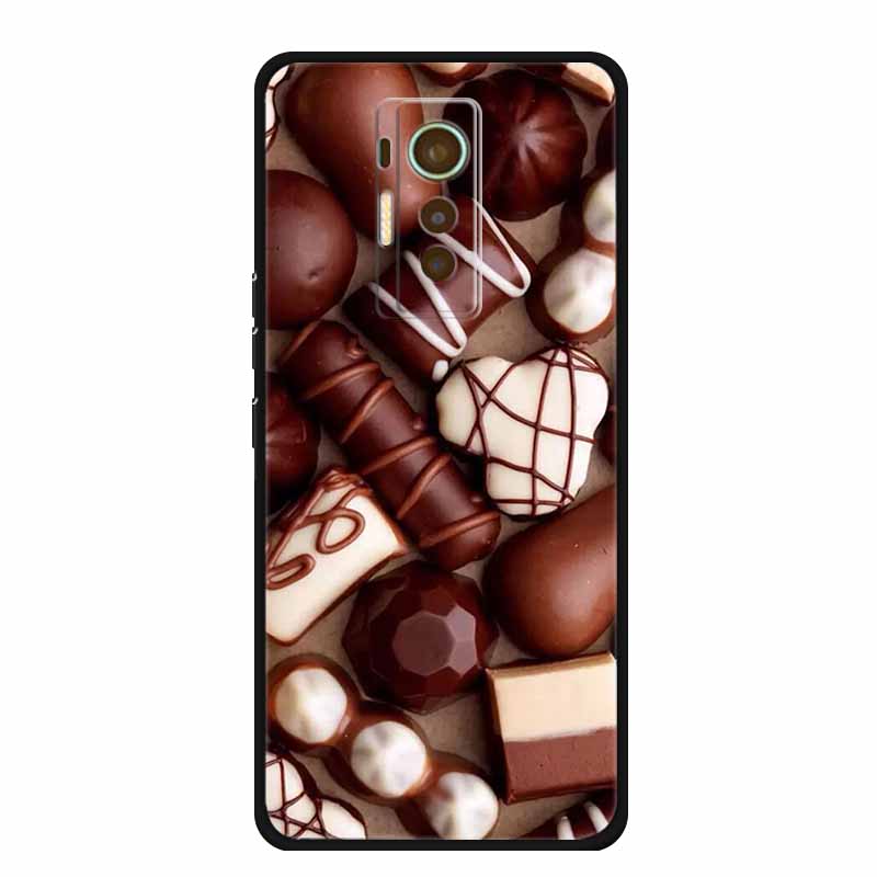 Чехол для Tecno Phantom X 2021 Животные ТПУ Силикон Мягкая Защитная Крышка Телефона Чехлы для PhantomX 2021 AC8 Защитный Ударопрочный Волк