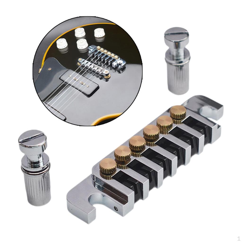 Басовый мостик струнодержатель электрогитара для ремонта инструмент запчасти Heavy Duty