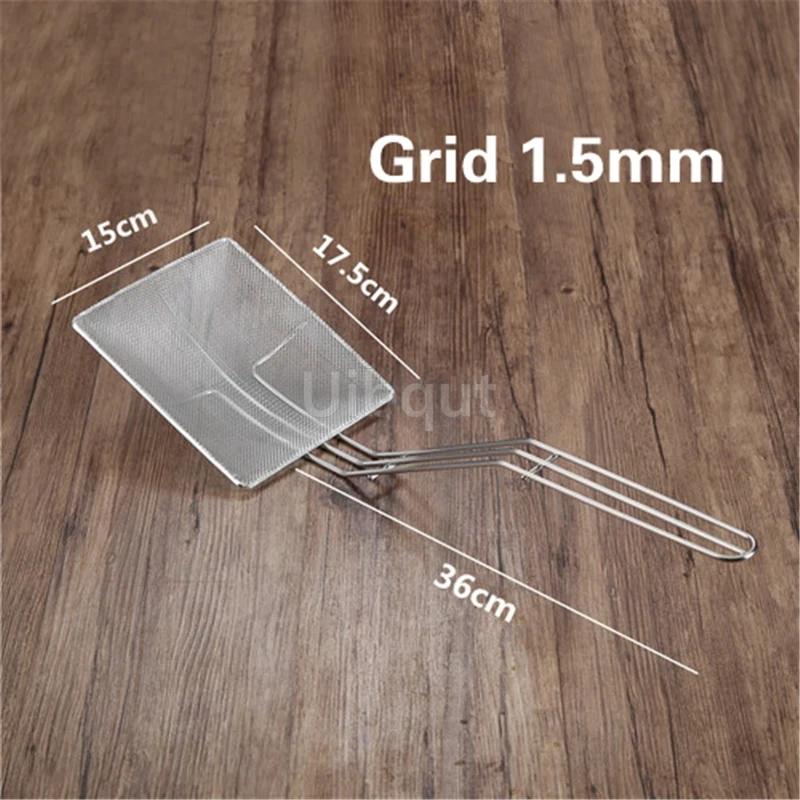 Сетка для фритюрницы из нержавеющей стали, рамка для картофеля фри, квадратная фильтрующая сетка, зашифрованный дуршлаг, сита, формованная сетка для жарки, корзина-дуршлаг