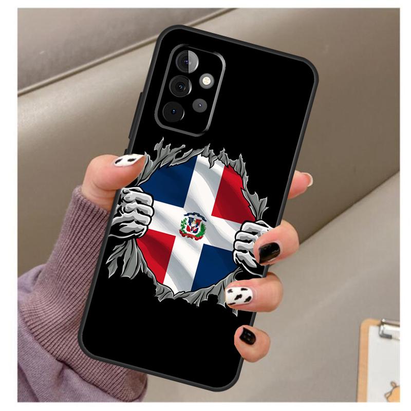Чехол Флаг Доминиканской Республики для Samsung Galaxy A34 A54 A14 A06 A16 A26 A36 A56 A12 A32 A52 A13 A33 A53 A15 A35 A55