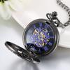 Retro Pocket Watch Automatic Pocket Watch Roman Dial Middle Century Items Unique Birthday Christmas Present Men's