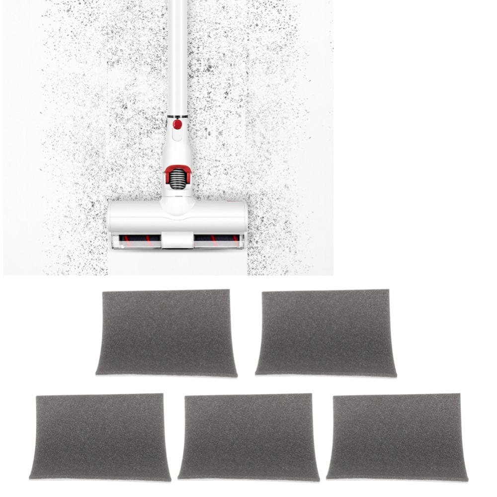 5PCS Grey Vacuum Cleaner Sponge Filter Washable Sponge Filter Screen For Vacuum Cleaner