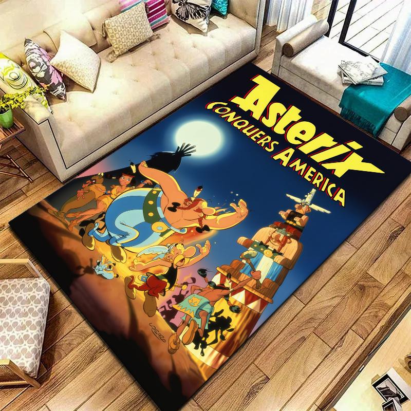 Asterix Carpet Rug for Living Room Bedroom Home Sofa Decoration,Kids play Nonslip Floor Mat