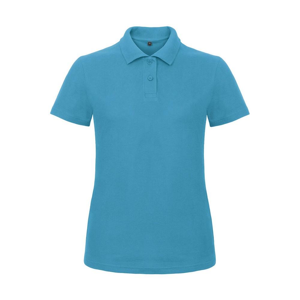 Женская/Дамская рубашка-поло B&C ID.001 из пике