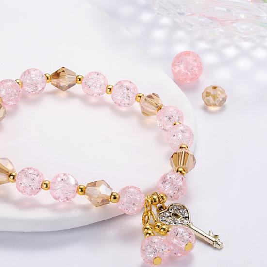 Браслеты на удачу для женщин, винтажные ювелирные изделия ручной работы с подвеской-ключом, свадебные подарки для невест