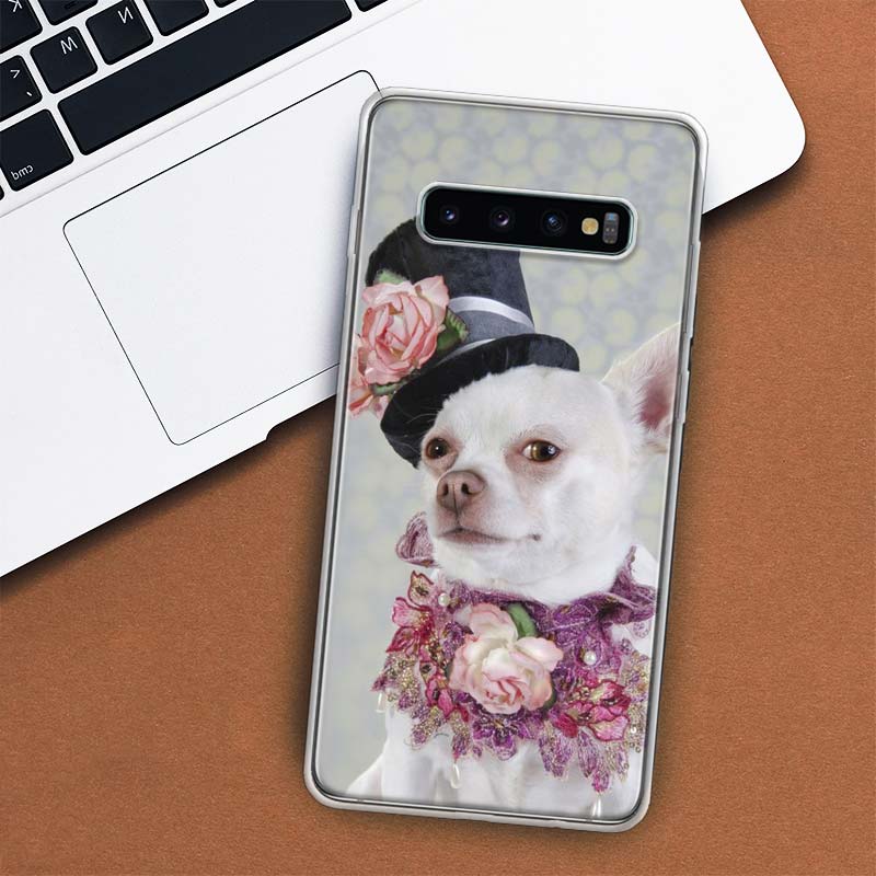 Chihuahua Puppy Teacup Dogs Phone Case For Samsung Galaxy M21 M12 M31S M32 M51 M52 Note 20 Ulte 10 Plus 9 8 J4 J6 + J8 M11 F52 F