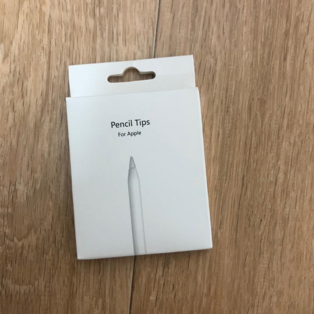 4 шт. Сменные наконечники для Apple Pencil 1-го / 2-го поколения, мягкие, твердые, двухслойные, наконечники для стилуса iPad