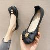Модные женские балетки Butterfly Knot Ballet Flats Женские туфли из искусственной кожи для девочек Ballerina Ballet Flats Mary Jane Роскошные туфли