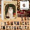 2D Acrylic Christmas Countdown Calendar Cute Cat Cat Calendar Xmas Gifts Cat Ornaments  Women