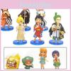 Adorable 10pcs One Piece Wano Country Character Model Action Figures For Collectors