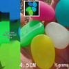4.5cm Luminous Plastic Garden/Aquarium Pebble, 15g Fluorescent Stone for Paving & Landscaping