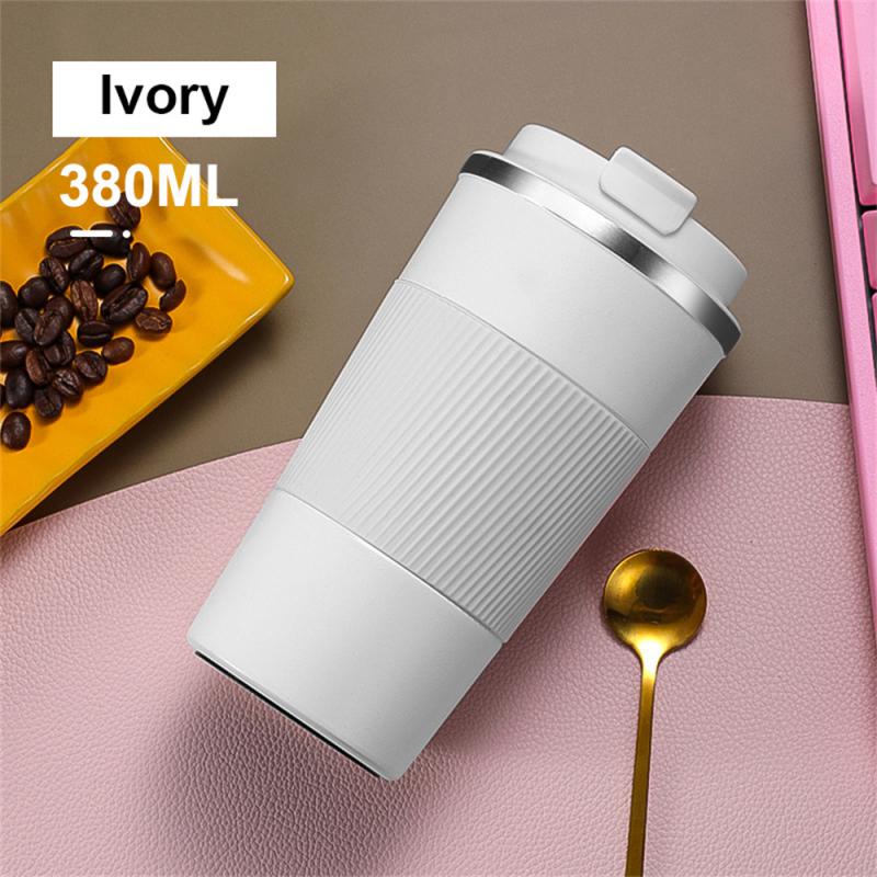 380 мл/510 мл термос кружка для кофе герметичный нескользящий автомобильный термос дорожная термокружка с двойными стенками из нержавеющей стали бутылка для воды